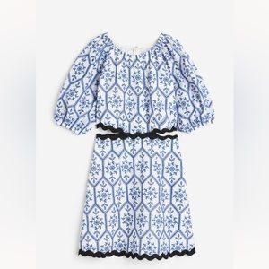 Eyelet Embroidered Dress